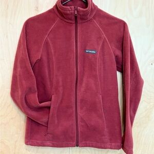 Columbia Women's Marsala Red Benton Springs Fleece Jacket, Small, H4001